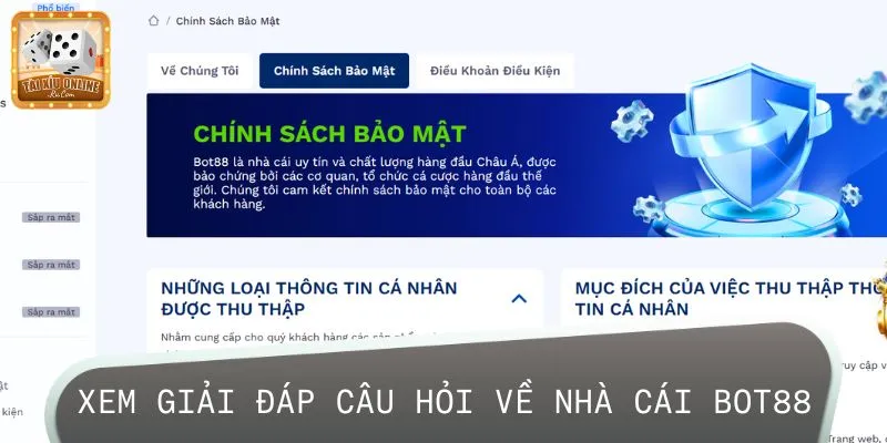 Xem giải đáp câu hỏi về nhà cái BOT88