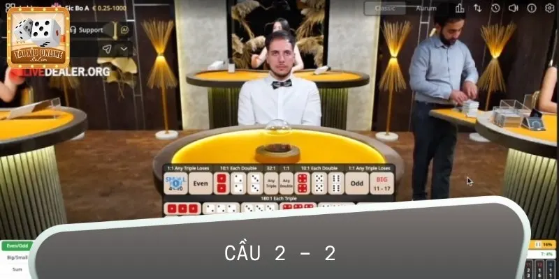 Cầu 2 - 2 là một trong những loại cầu Tài Xỉu giúp bạn tăng khả năng thắng