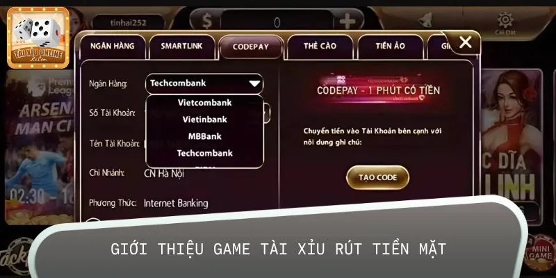 Game tài xỉu rút tiền mặt mang đến cơ hội sinh lợi nhuận hấp dẫn