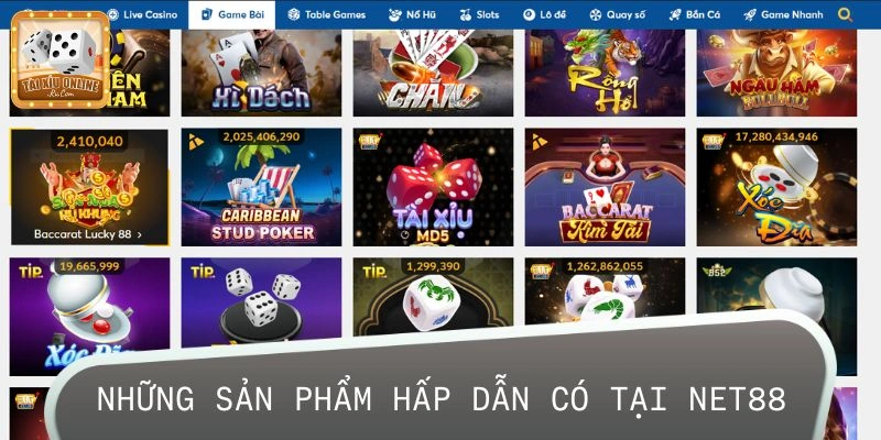 Sản phẩm giải trí hấp dẫn luôn có tại hệ thống
