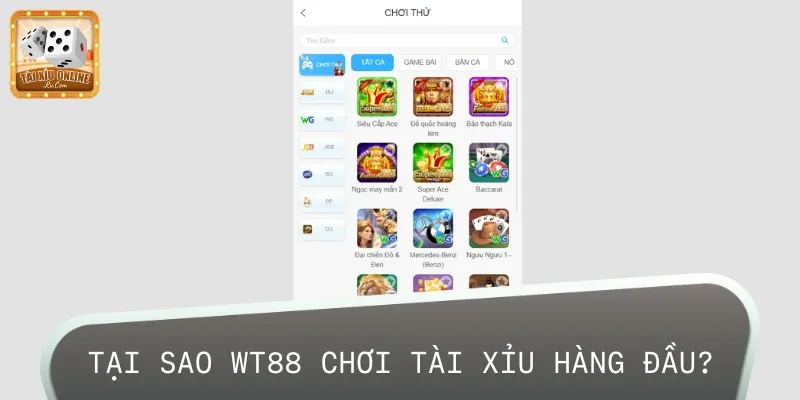 WT88 là địa chỉ trải nghiệm Tài Xỉu trực tuyến chất lượng hàng đầu