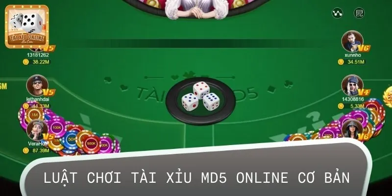 Quy tắc chơi Tài Xỉu MD5 cơ bản, dễ hiểu đối với người mới bắt đầu