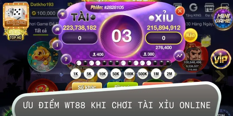 Những ưu điểm nổi bật khi khám phá Tài Xỉu trực tuyến trên nhà cái